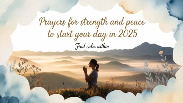101 Prayers for Strength and Peace to Start Your Day in 2025