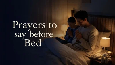 Prayers to Say Before Bed