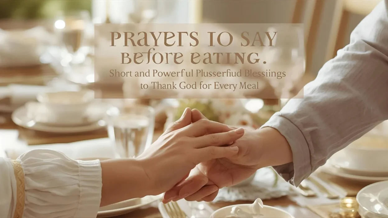 Prayers to Say Before Eating