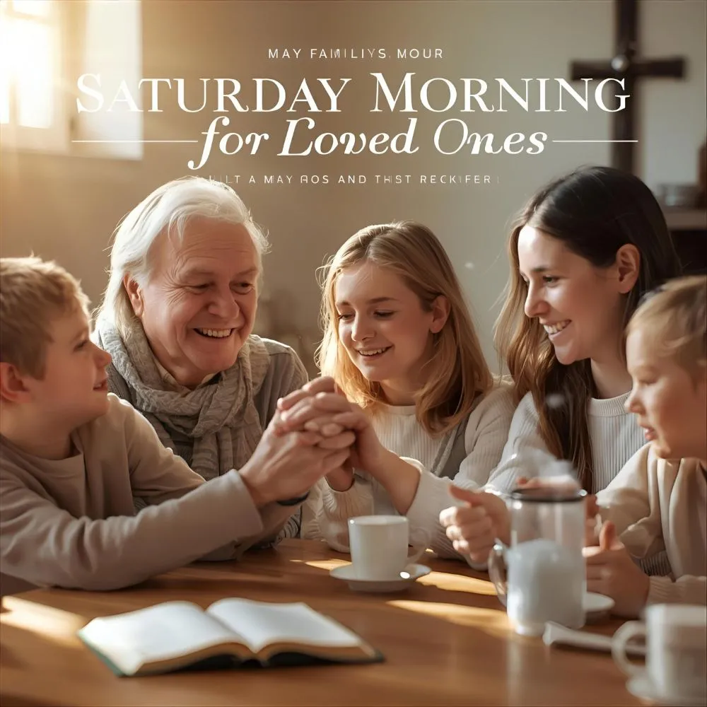 Saturday Morning Prayer for Loved Ones