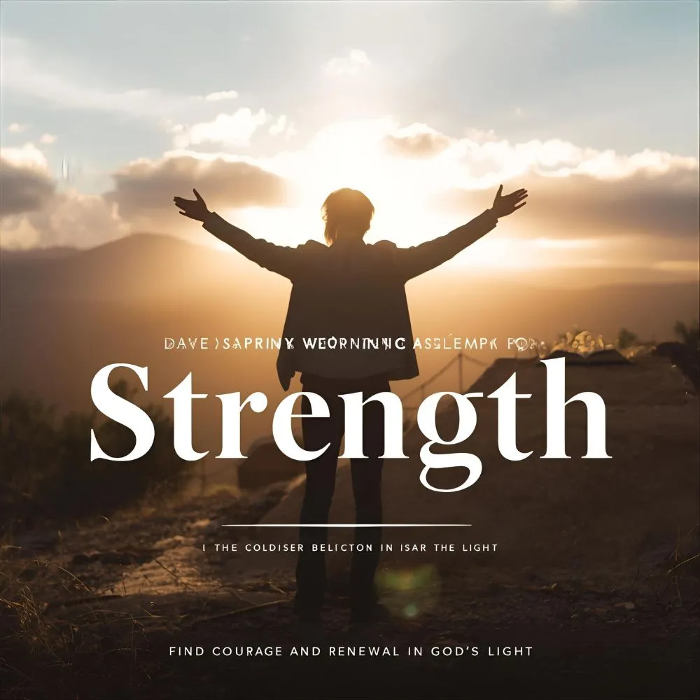 Saturday Morning Prayer for Strength