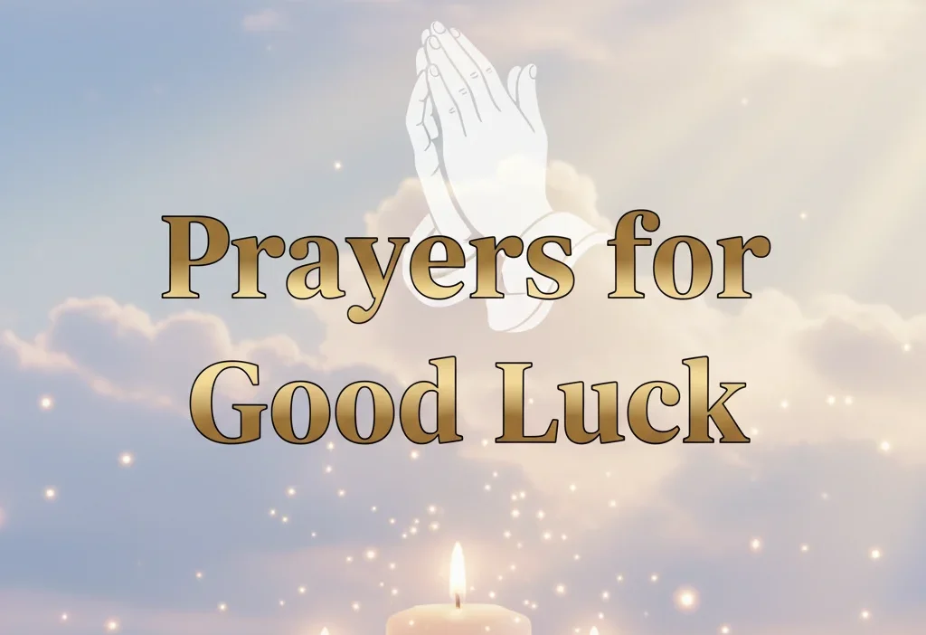 Prayers for Good Luck
