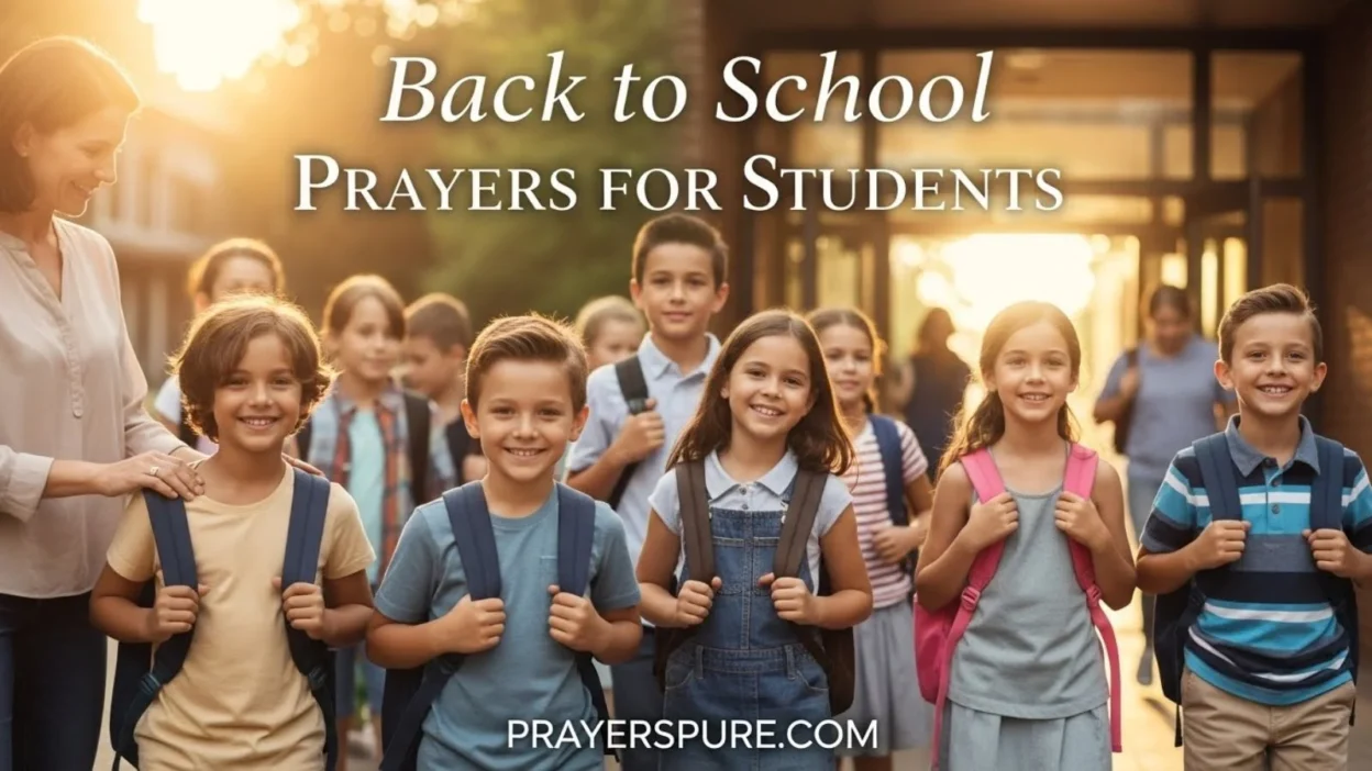 Back to School Prayers for Students