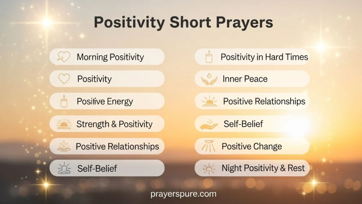 Positivity Short Prayers
