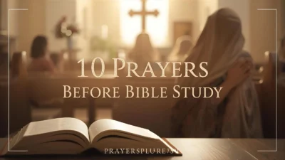 Prayers Before Bible Study