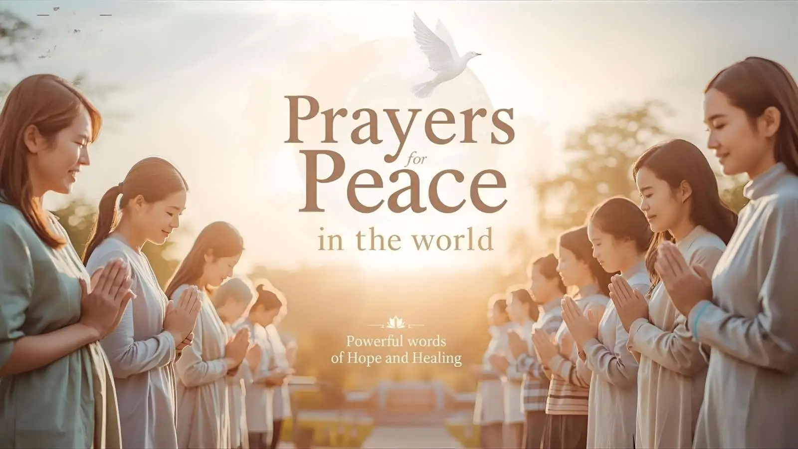 50 Powerful Prayers for Peace in the World with Bible Verses
