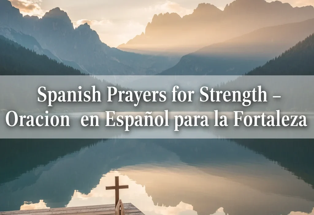 Short Spanish Prayers for Strength