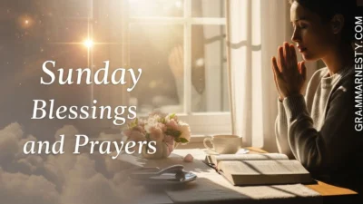 Sunday Blessings and Prayers