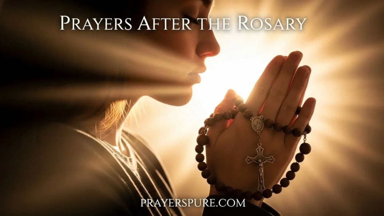 Prayers After the Rosary
