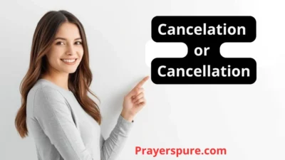 Cancelation or Cancellation