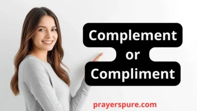 Complement or Compliment