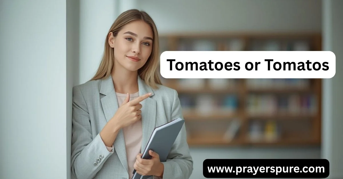 Tomatoes or Tomatos