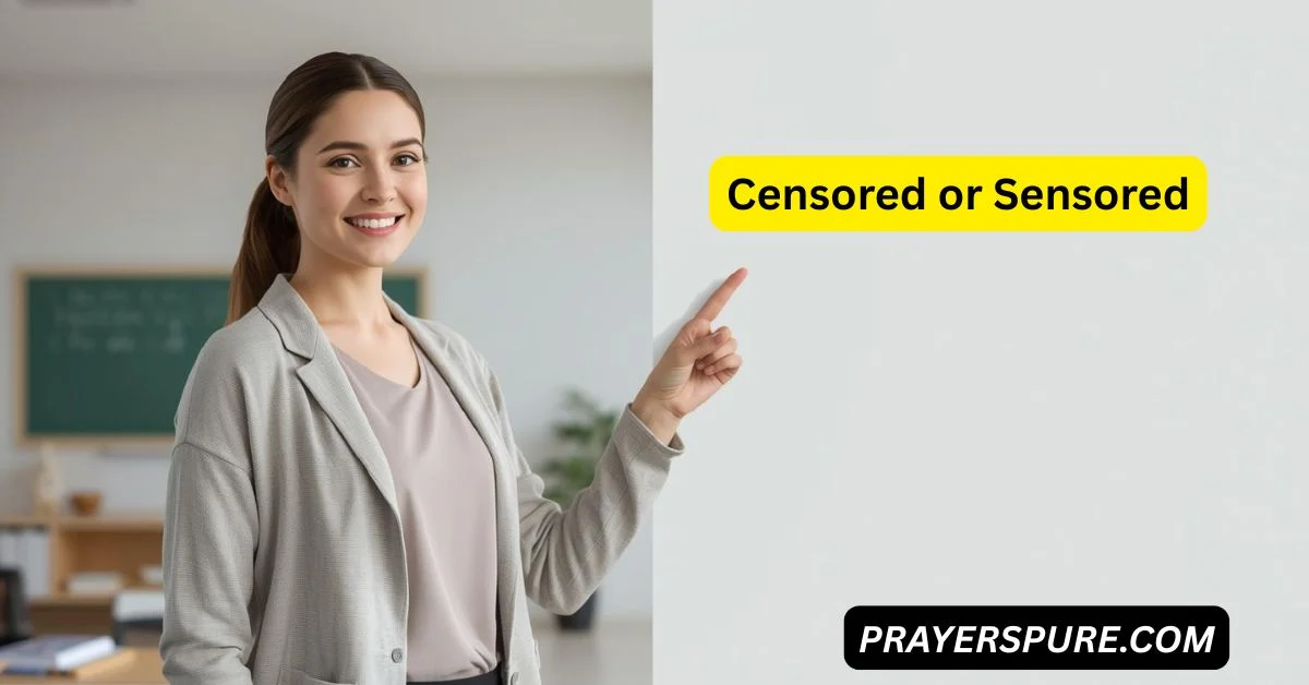 Censored or Sensored