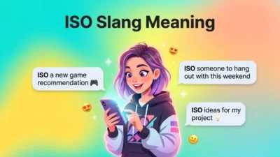 ISO Slang Meaning