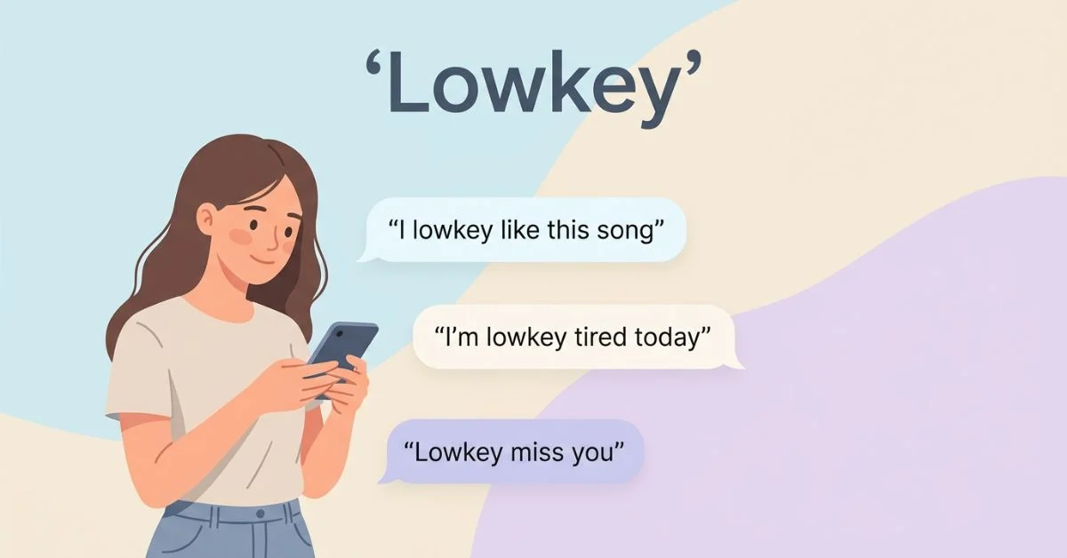lowkey slang meaning