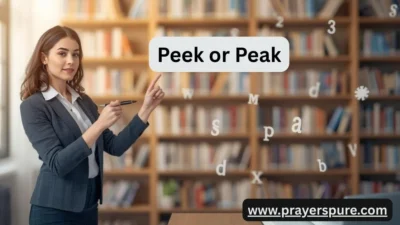 Peek or Peak