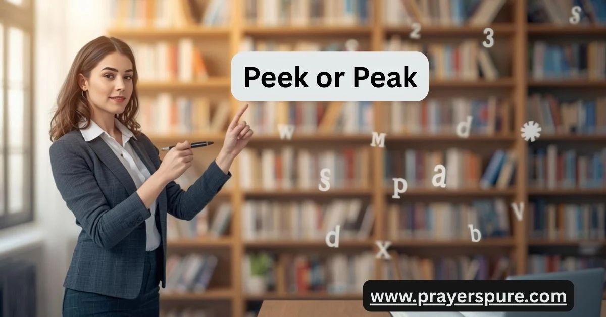 Peek or Peak