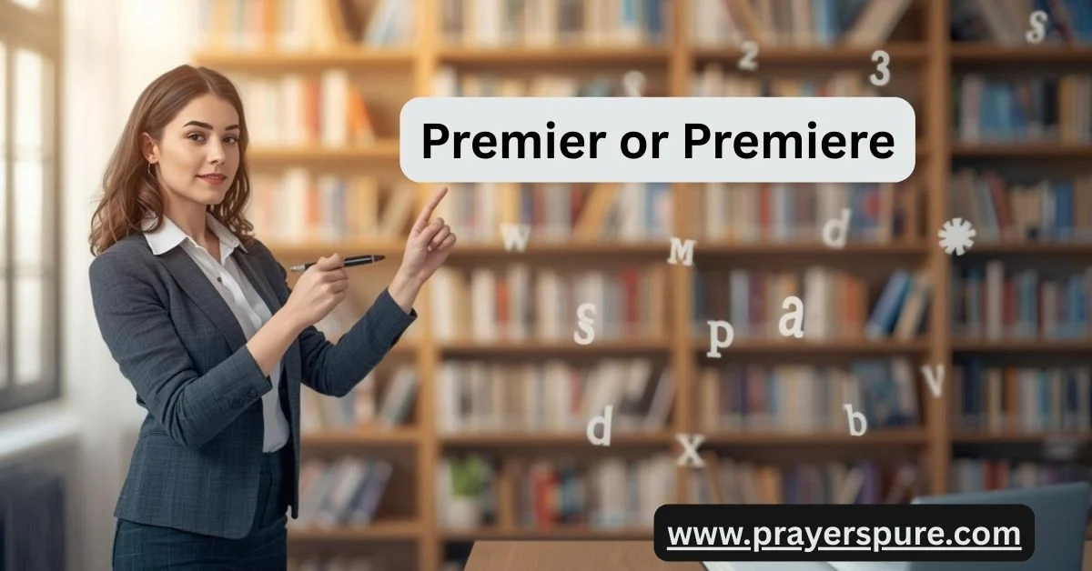 Premier or Premiere