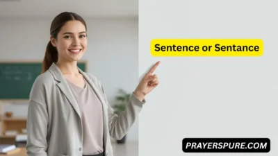 Sentence or Sentance