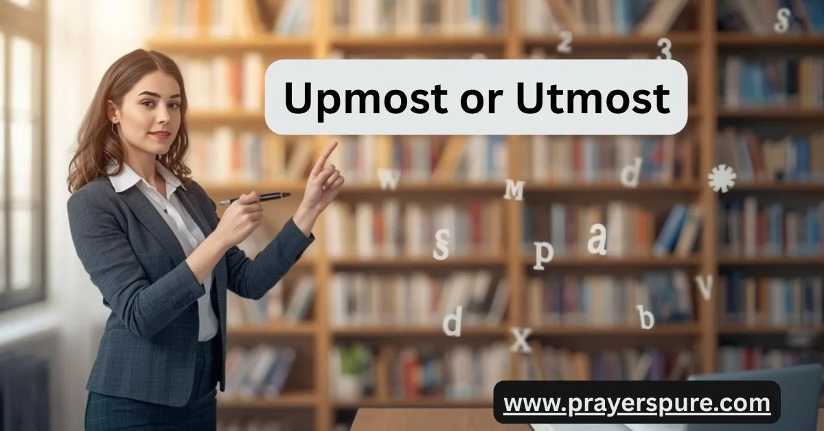 Upmost or Utmost