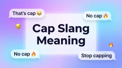 Cap Slang Meaning