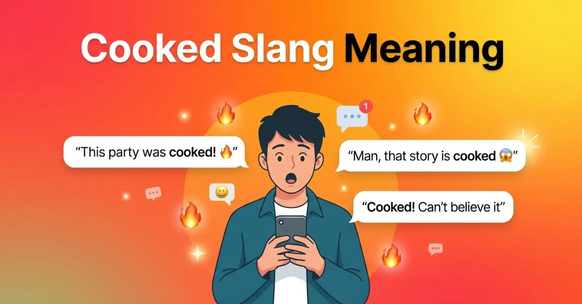 Cooked Slang Meaning