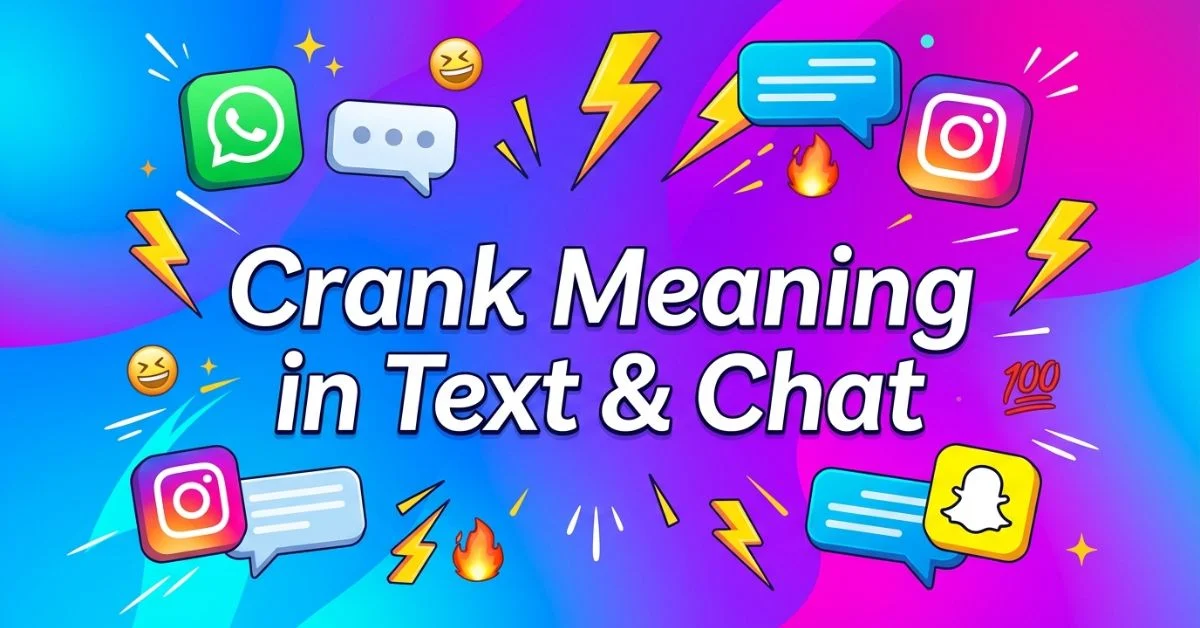Crank Slang Meaning