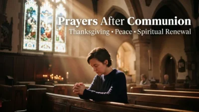 Prayers After Communion