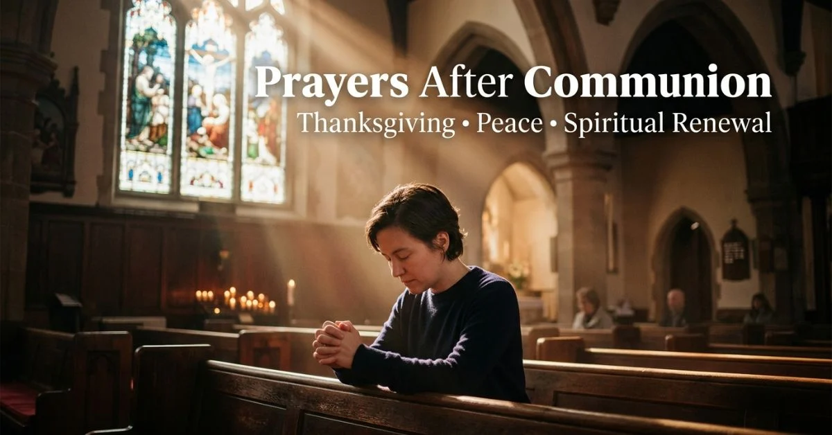 Prayers After Communion