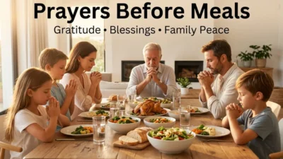 Prayers Before Meals